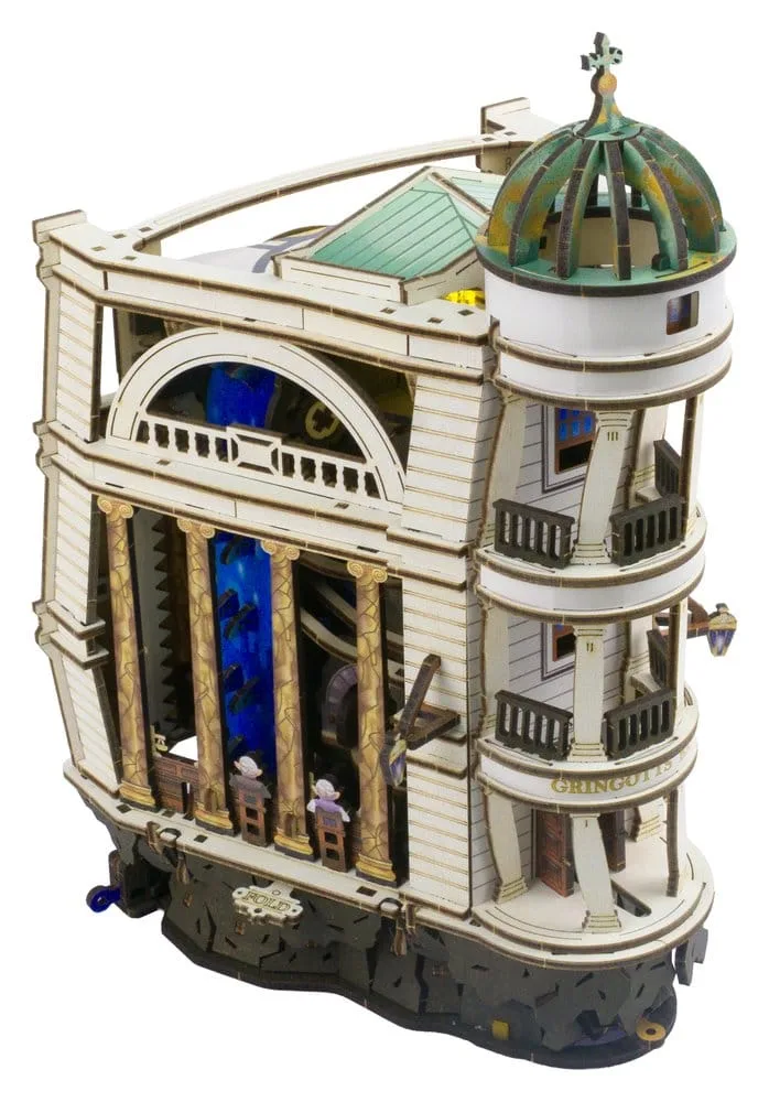 Harry Potter Wooden Model Kit – Gringotts Bank Marble Run 10