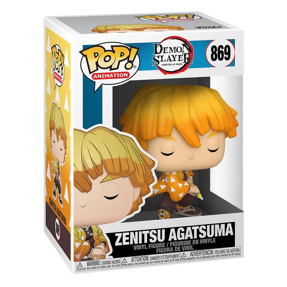 Demon Slayer POP Vinyl Figure – Zenitsu Agatsuma 9 cm 2