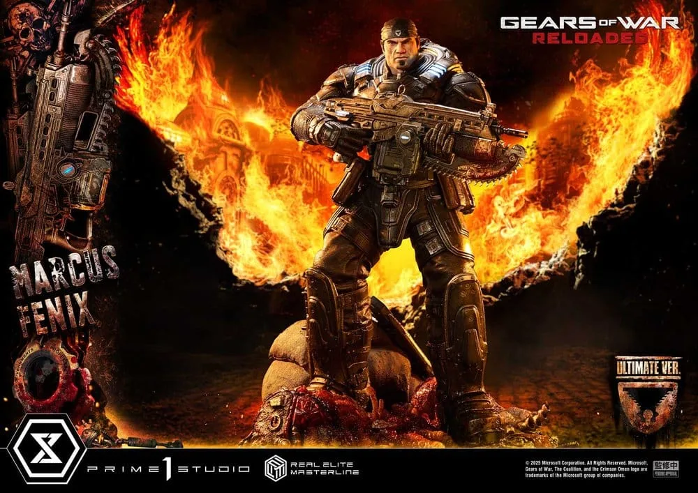 Gears of War Reloaded Statue – Marcus Fenix Ultimate 97 cm 22