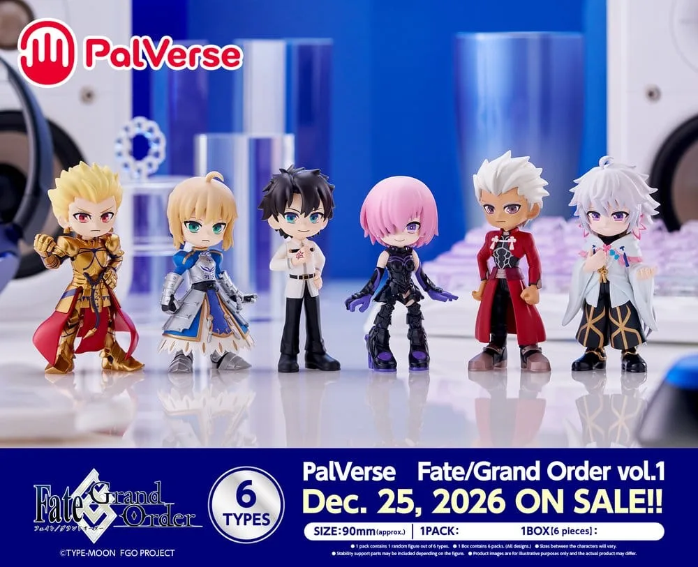 Fate/Grand Order Mini Figures – PalVerse Vol 1 Blind Box Display 17