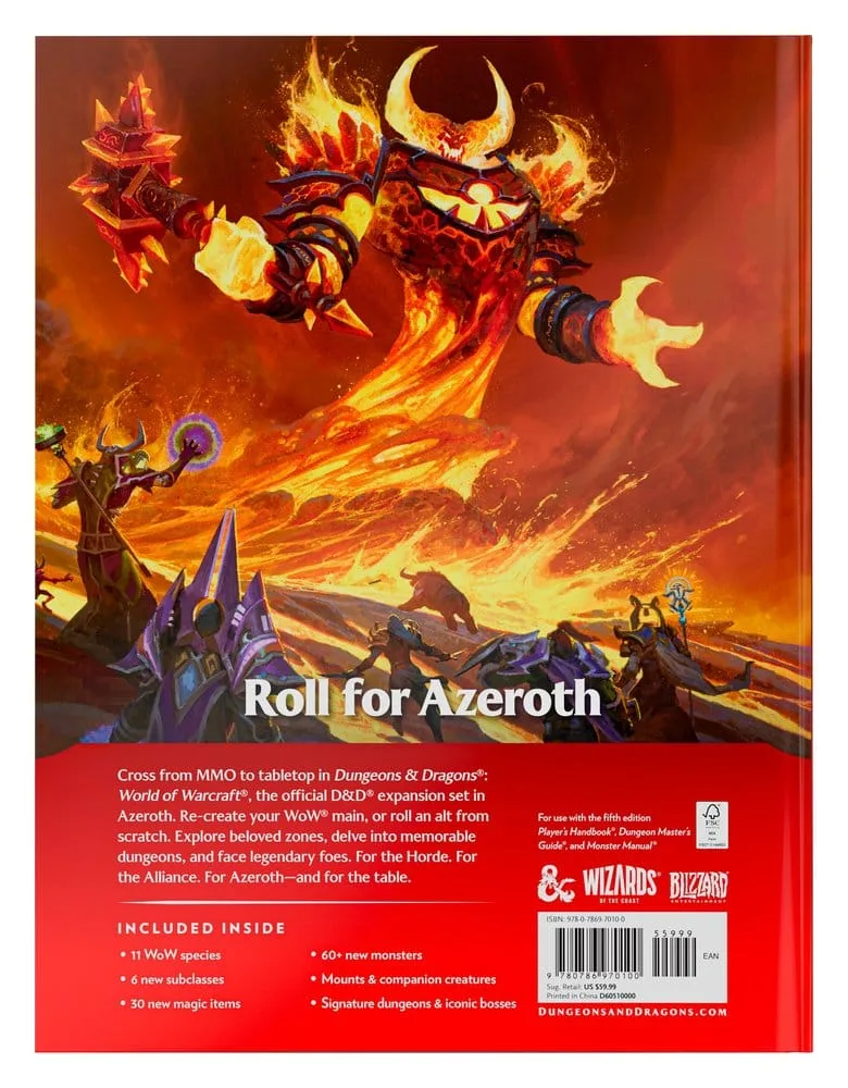 Dungeons & Dragons RPG Book – World of Warcraft English 3
