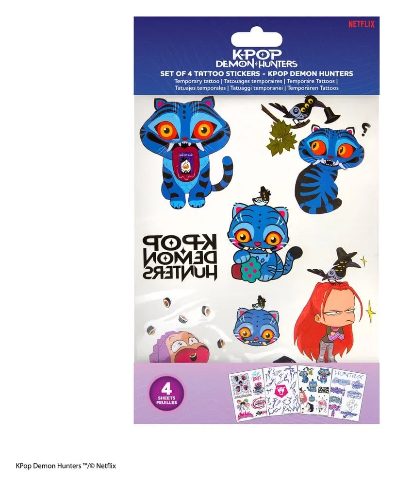 KPop Demon Hunters Tattoo Stickers – Cinereplica 3