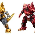 Godzilla x Evangelion Figuren-Set – Metallic Kiryu 4er-Set 9 cm 1