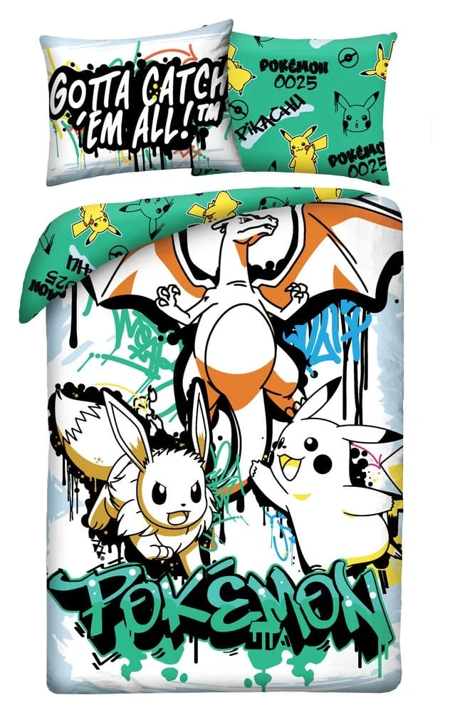 Pokémon Duvet Set – Version 18 140 x 200 cm