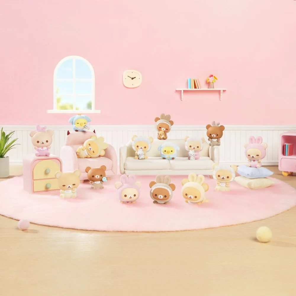 Rilakkuma Mini Figures – Nuonuo Baby Cubby Face Display of 4