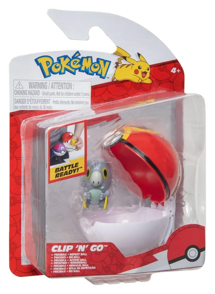 Pokémon Action Figure Set – Clip ‘n’ Go Frigibax and Repeat Ball 3