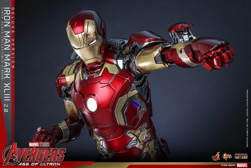 Avengers Action Figure – Iron Man Mark XLIII 2.0 Deluxe 32 cm 6