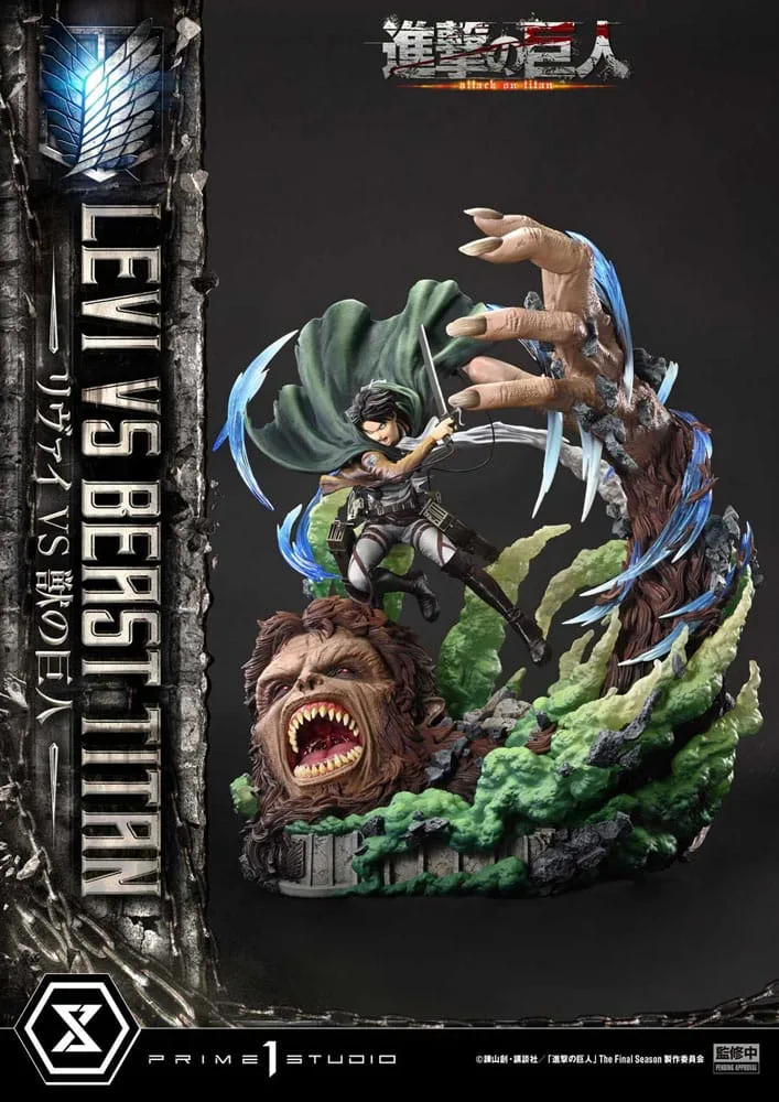 Attack on Titan Statue – Levi Versus Beast Titan 73 cm 14