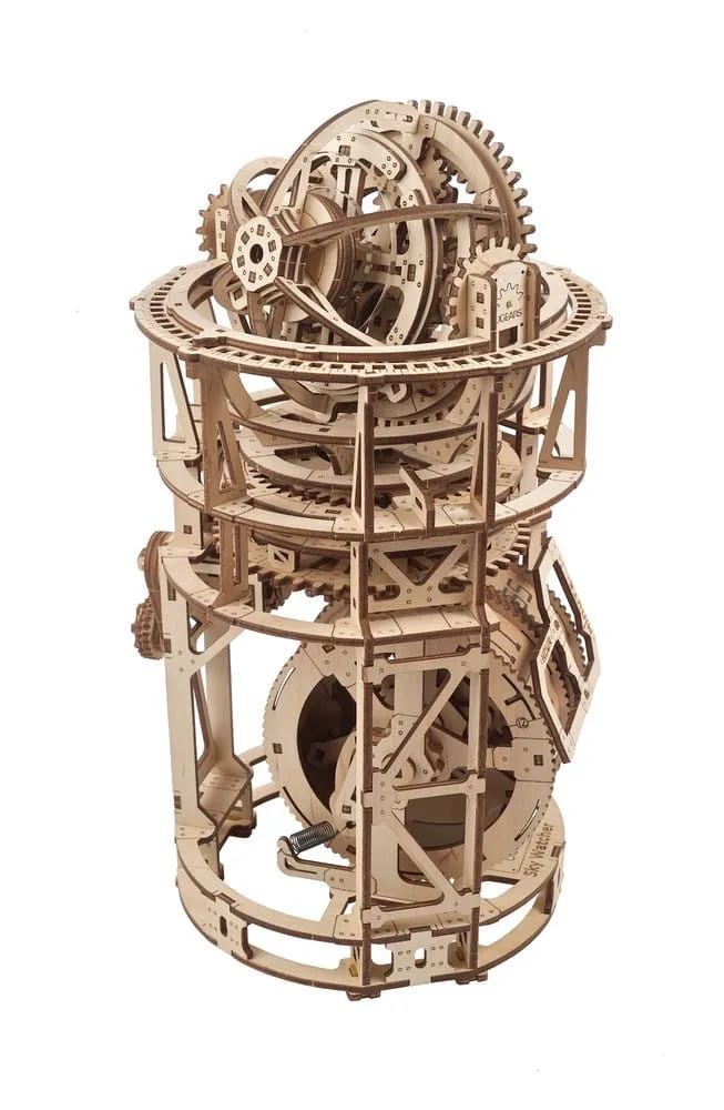 Ugears Wooden Model Kit – Sky Watcher Tourbillon Table Clock 4