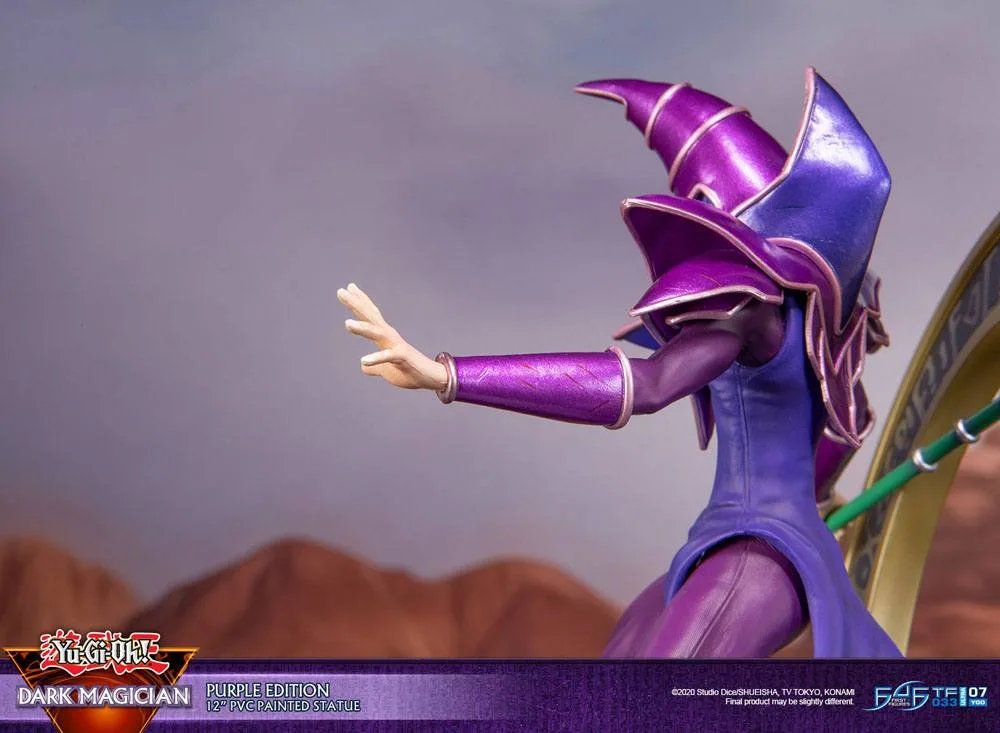 Yu-Gi-Oh PVC Statue – Dark Magician Purple Version 29 cm 10
