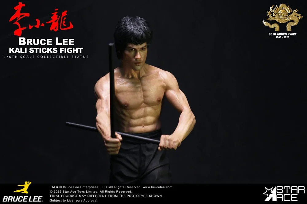 Enter the Dragon Statue – Bruce Lee Kali Sticks Normal Basement 30 cm 2