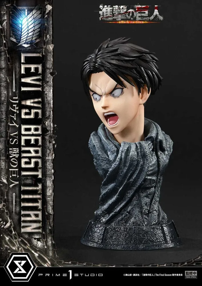 Attack on Titan Statue – Levi Versus Beast Titan 73 cm 18