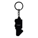 Hatsune Miku Rubber Keychain – Logo 2