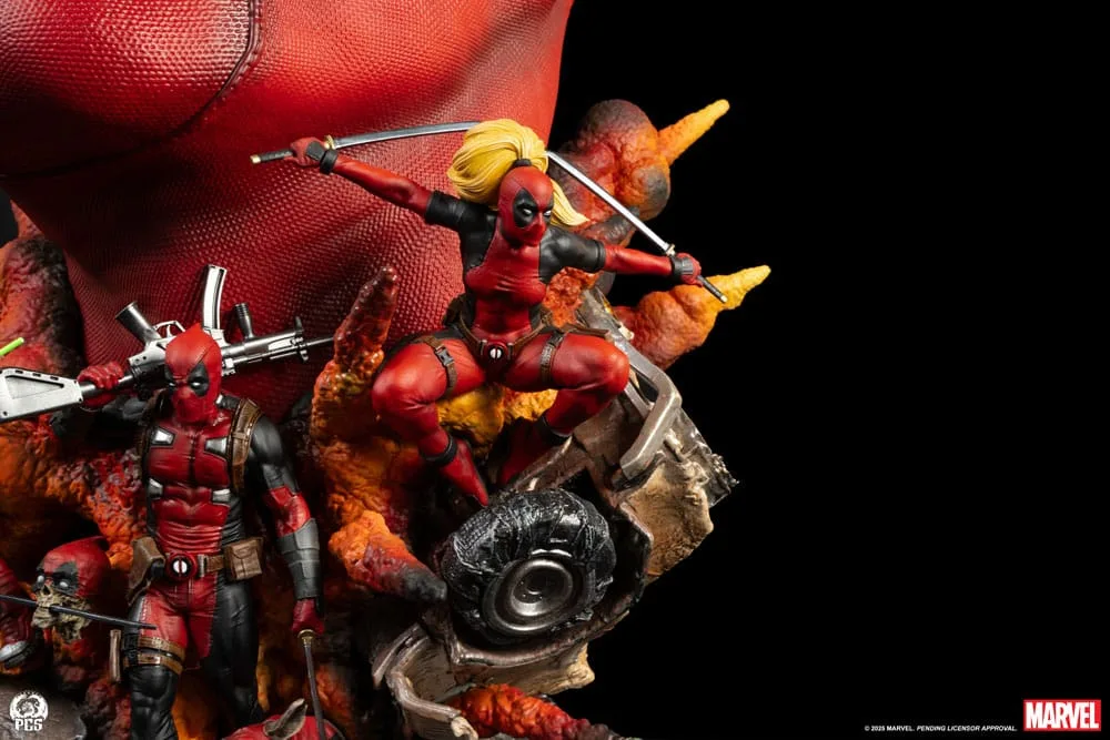 Marvel Fine Art Bust – Deadpool Corps Diorama 42 cm 11