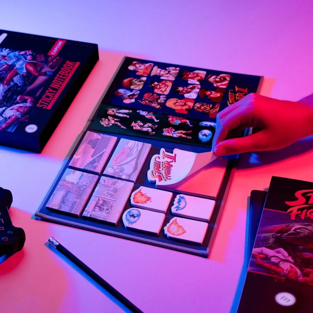 Street Fighter Notebook – Cartridge Cover and Sticky Notes A5 6
