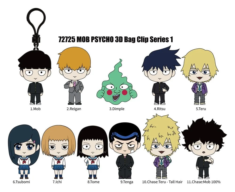 Mob Psycho 100 Taschenanhänger – Serie 1 Blind Bags 24er-Display 3
