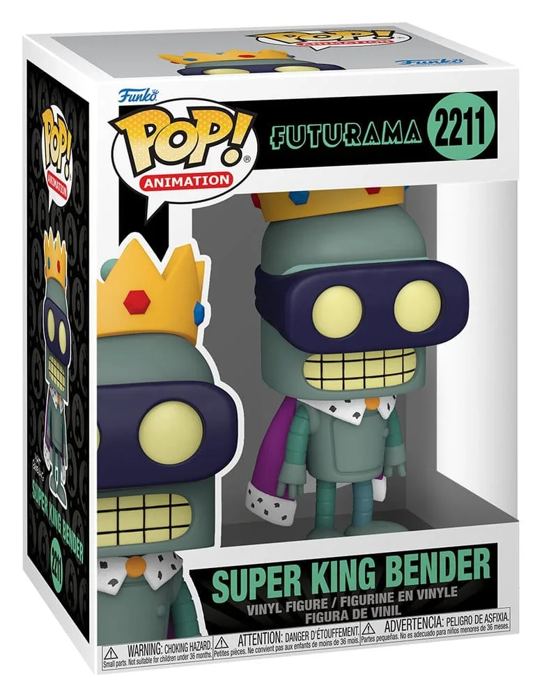 Futurama Vinyl Figure – Super King Bender Pop 9 cm 2