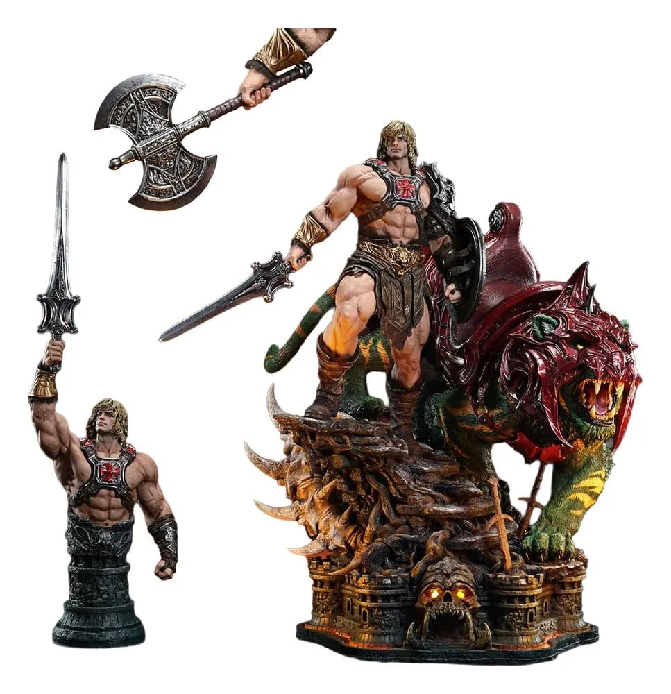 Masters of the Universe Statue – He-Man & Battle Cat 1/4 86 cm