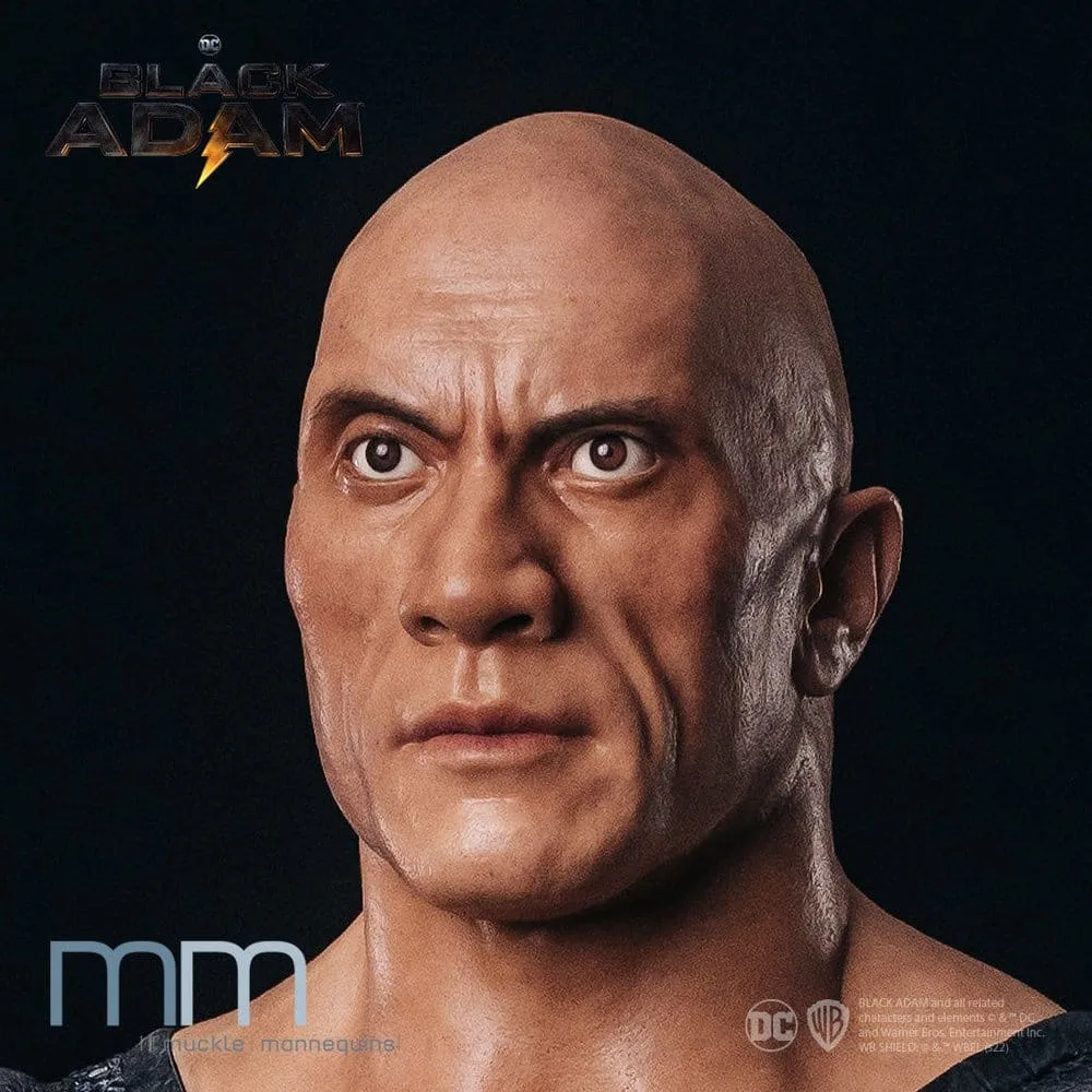Black Adam Bust – Life-Size Silicone Head 5