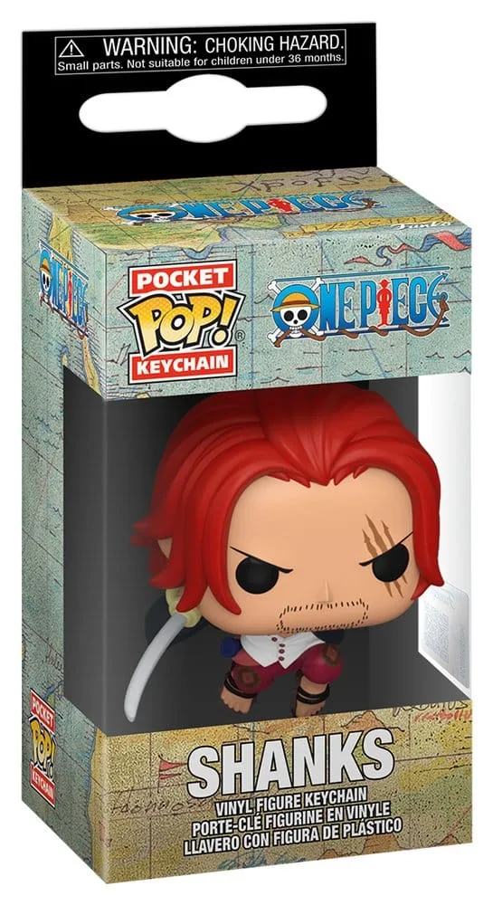 One Piece Pop Vinyl Keychains – Shanks 12-Piece Display 4 cm 2