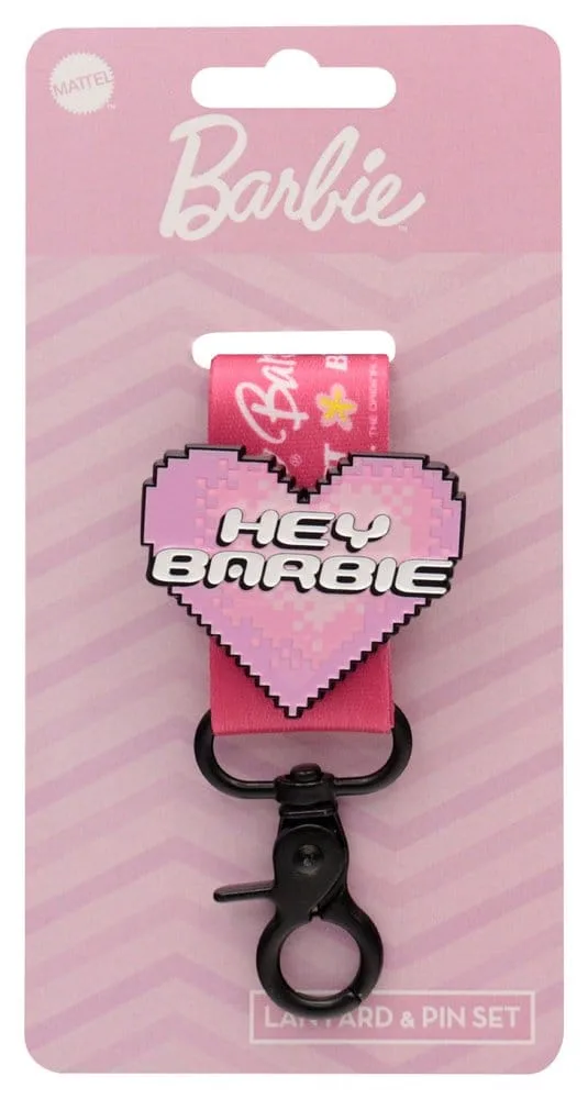 Barbie Lanyard & Pin Badge Set – Hey Barbie