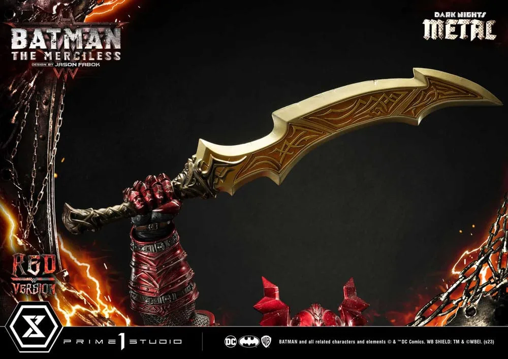 Dark Nights Metal Statue – The Merciless Red Version 111 cm 24