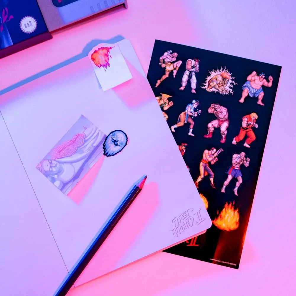 Street Fighter Notebook – Cartridge Cover and Sticky Notes A5 7