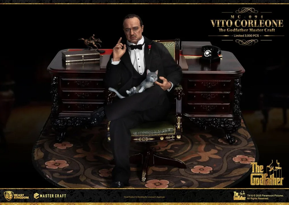The Godfather Statue – Vito Corleone Master Craft 31 cm 5