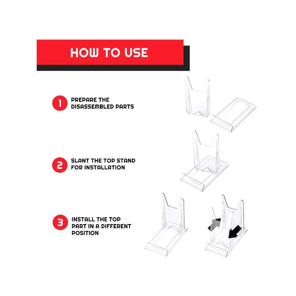 Video Game Case Stands – Adjustable Easel Pack of 6 9