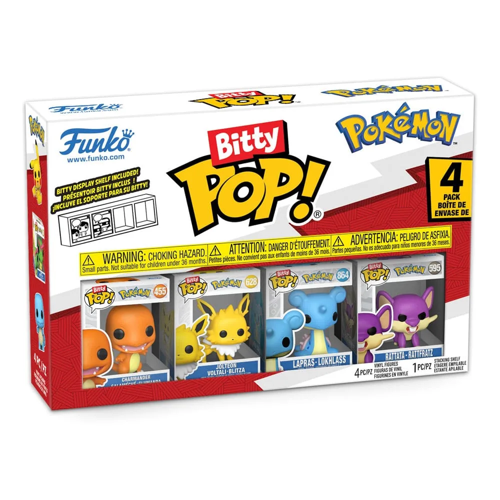 Pokémon Vinyl Figures – Bitty Pop Series 2 4-Pack 2 cm 3