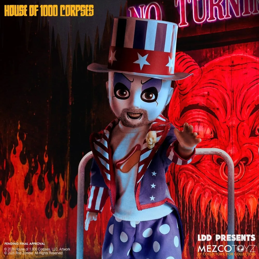 House of 1000 Corpses Doll – Captain Spaulding LDD 25 cm 7
