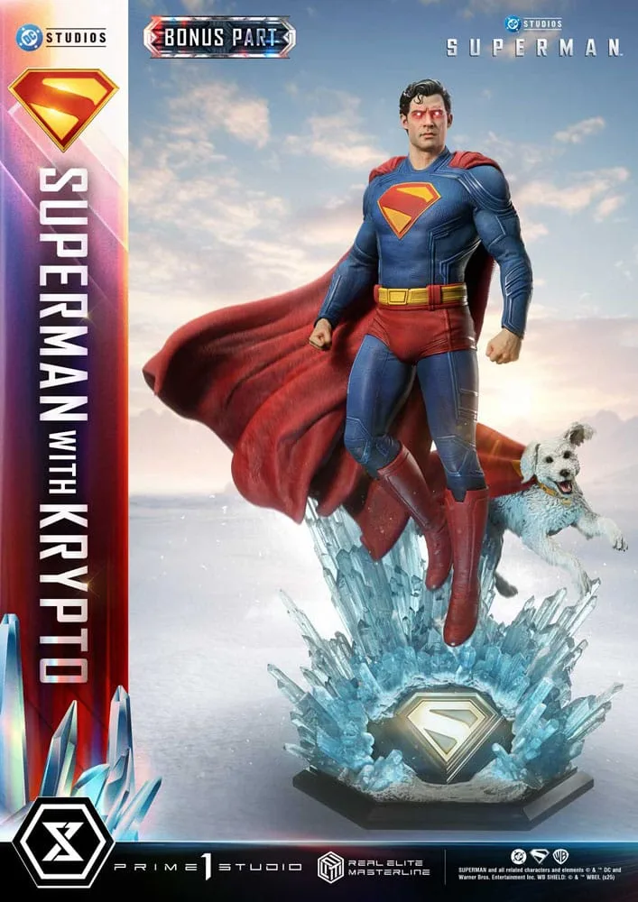 Superman 2025 Statue – With Krypto Bonus Version 95 cm 5