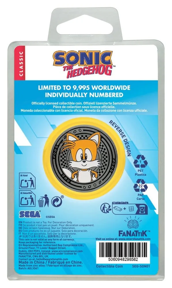 Sonic the Hedgehog Coin – Sonic and Tails 38 mm 3