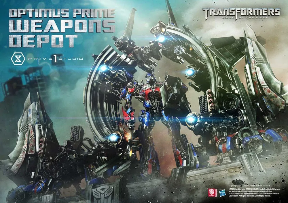 Transformers Statue – Optimus Prime Weapons Depot 2