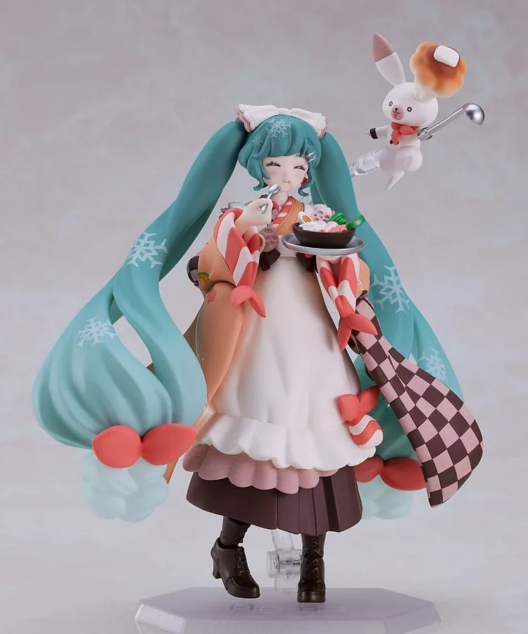 Snow Miku Figma Figure – Winter Delicacy Version 14 cm 3