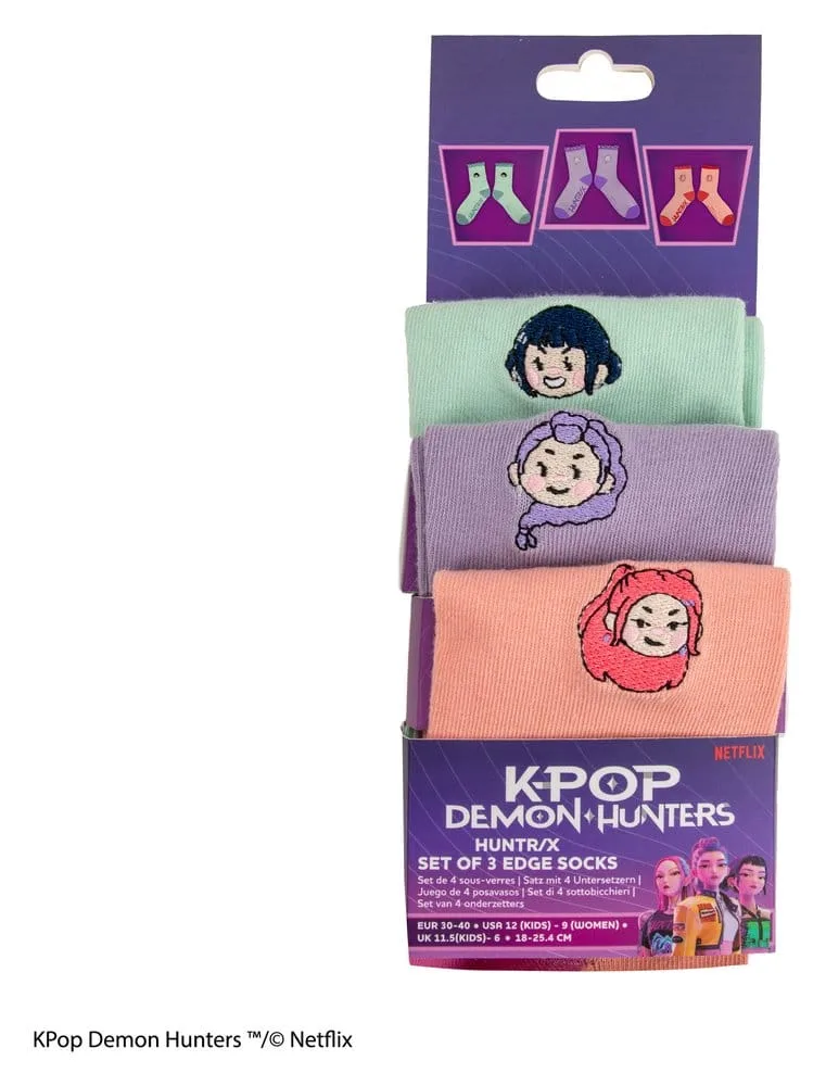 KPop Demon Hunters Socks – HUNTR/X 3-Pair Set 5