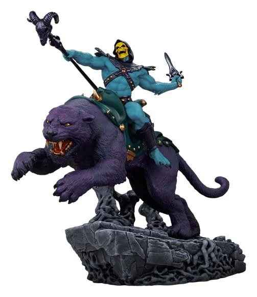 Masters of the Universe Statue – Skeletor and Panthor 81 cm