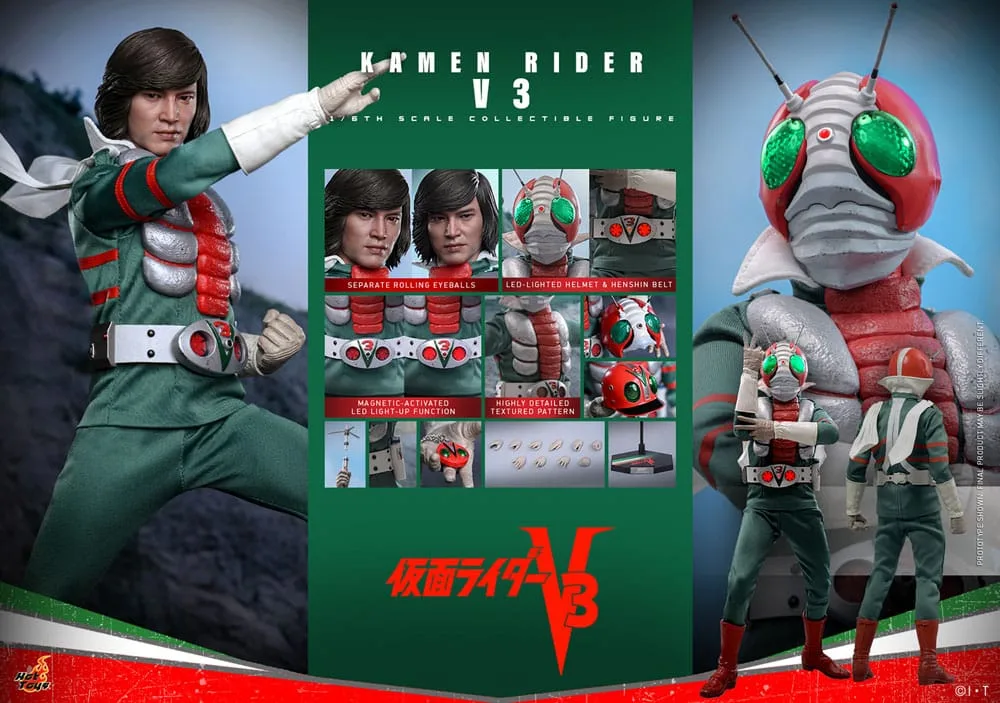 Kamen Rider Actiefiguur – V3 1:6 30 cm 22