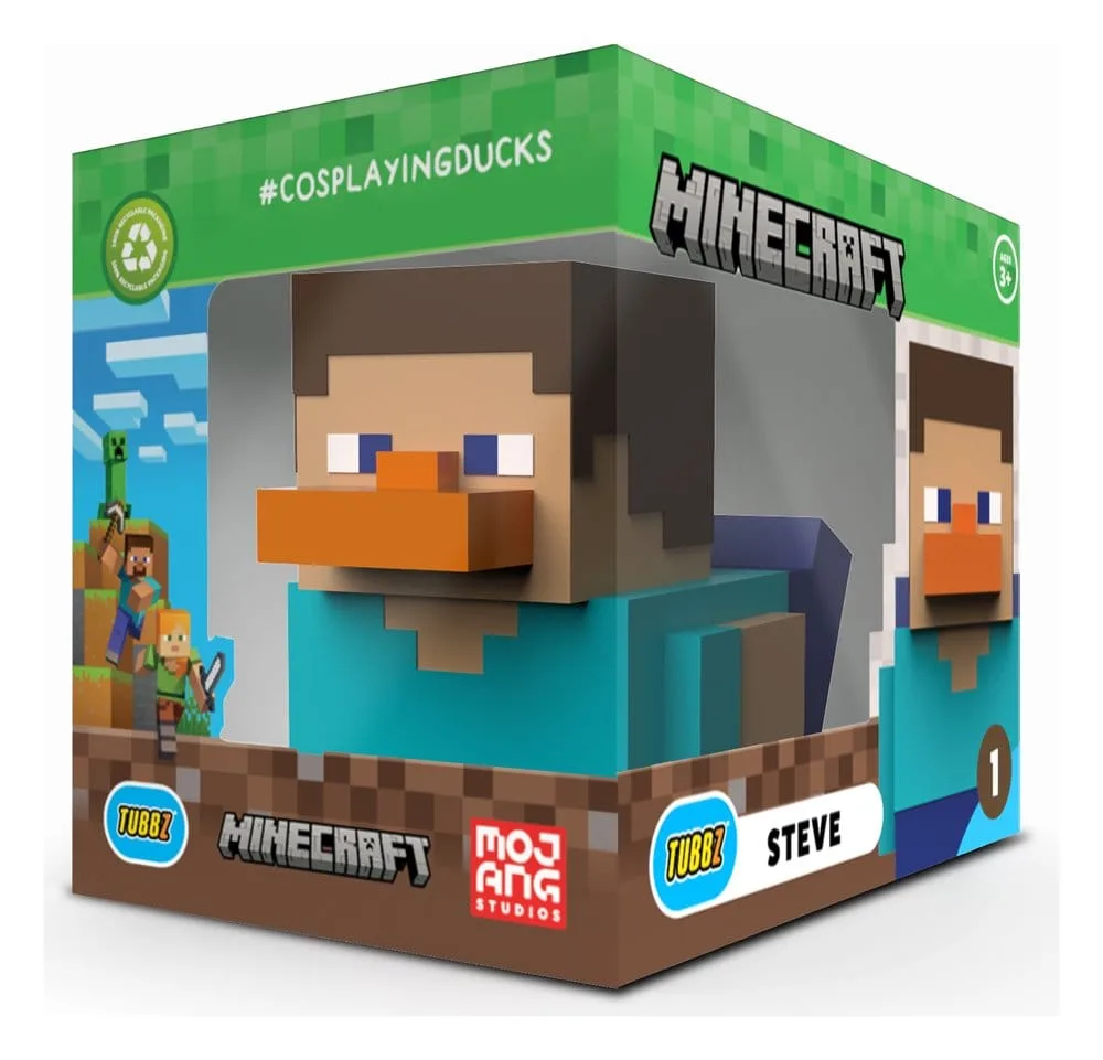 Minecraft PVC Figure – Steve Tubbz Boxed Edition 10 cm 1