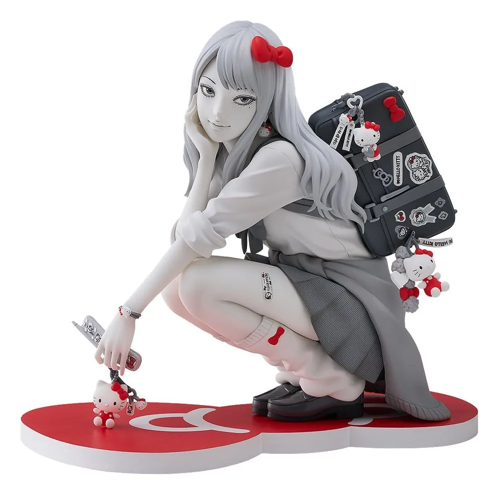 Junji Ito PVC Figure – Gyaru Tomie x Hello Kitty 14 cm