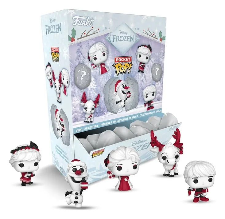 Frozen Vinyl Figures – Pocket Pop Snowballs 4 cm Display of 12 2