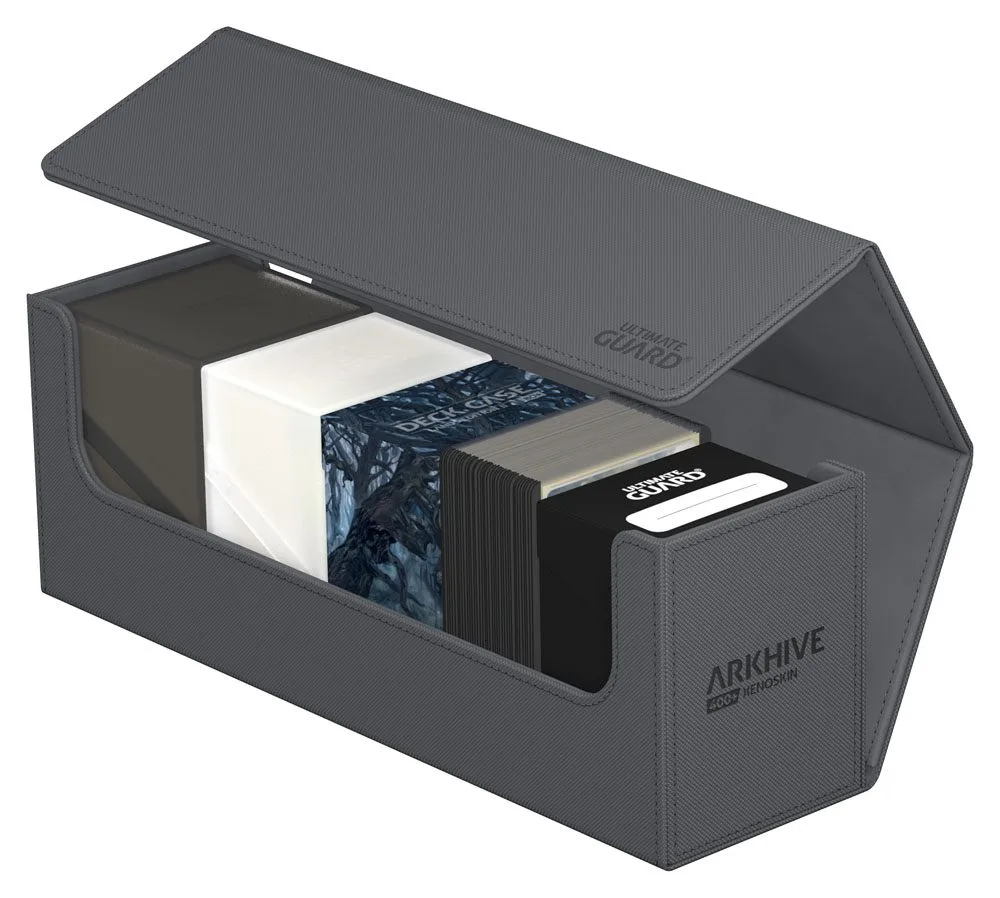 Ultimate Guard Card Storage Box – Arkhive 400+ Xenoskin Grey 10
