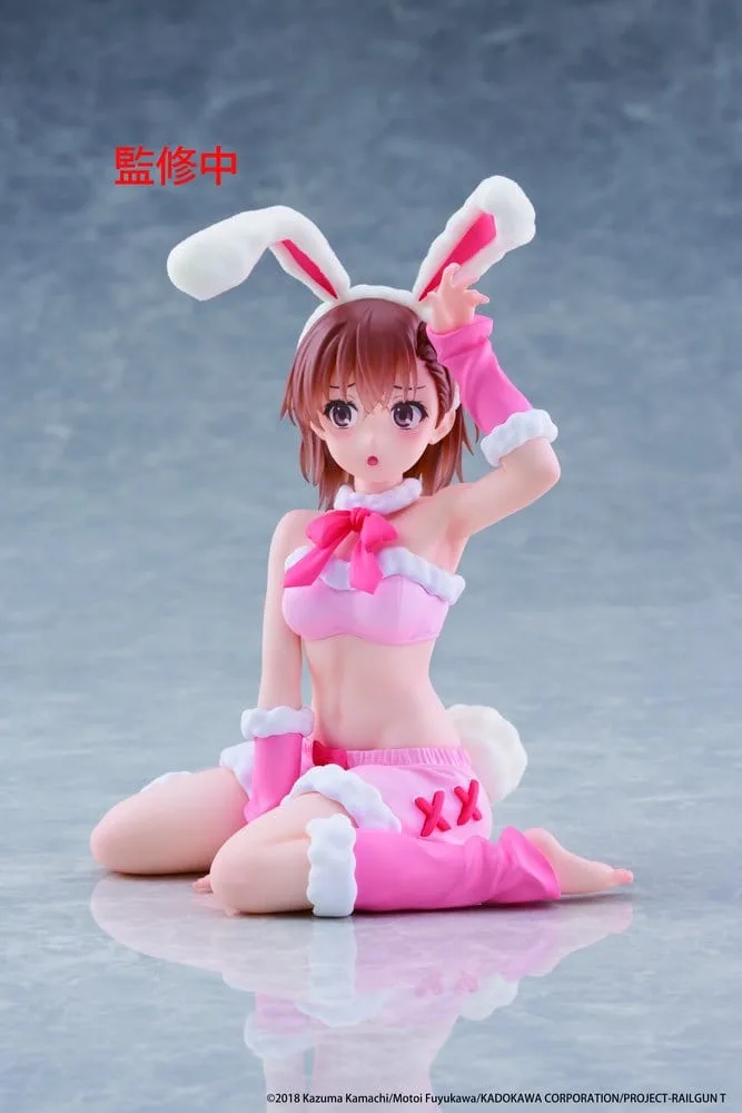 A Certain Scientific Railgun figuur – Mikoto Fluffy Bunny 13 cm 9