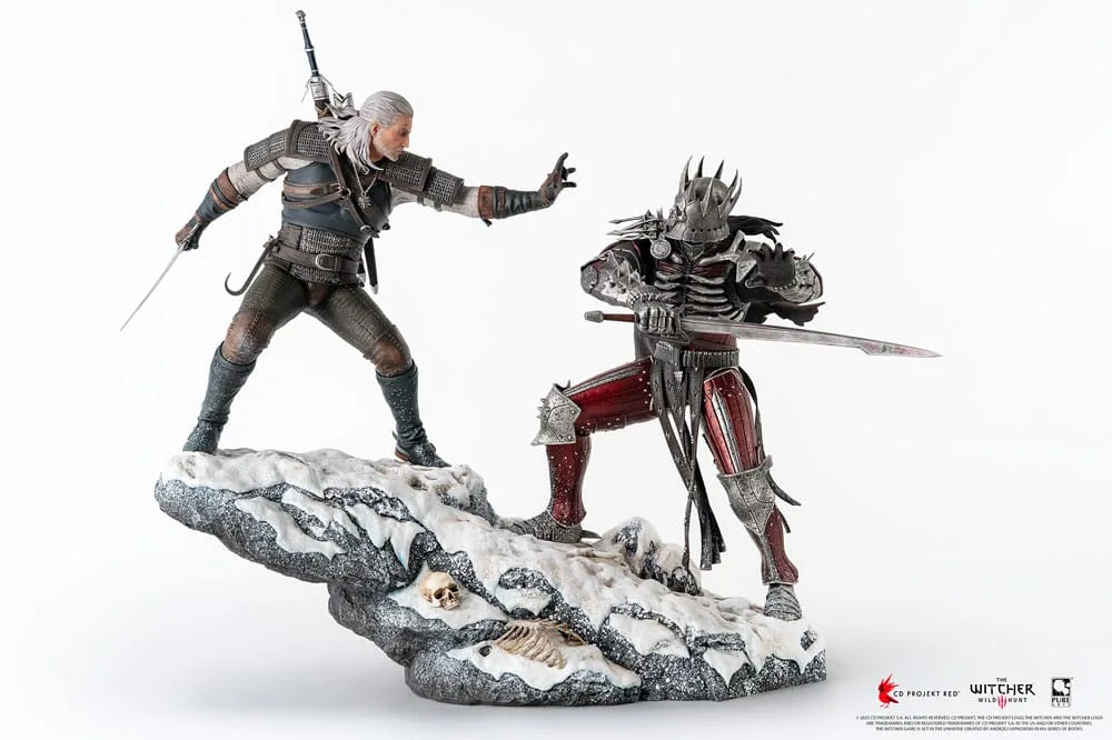 The Witcher 3 Wild Hunt Statue – Geralt vs Eredin Diorama 50 cm