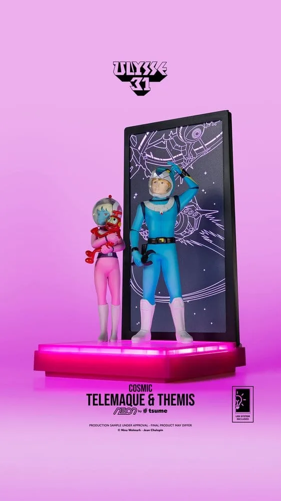 Ulysses 31 Neon Figure – Telemachus and Themis Cosmic 20 cm 9