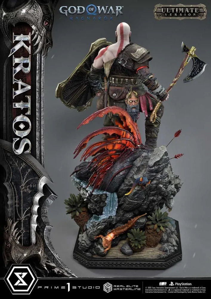 God of War Ragnarok Statue – Kratos Ultimate Bonus 95 cm 19