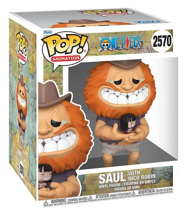 One Piece Vinyl Figure – Saul with Nico Robin Super Sized 15 cm 2