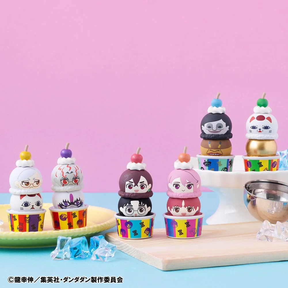 Dandadan Mini Figures – Tsumichen Stackable Ice Cream 6-Pack 8 cm