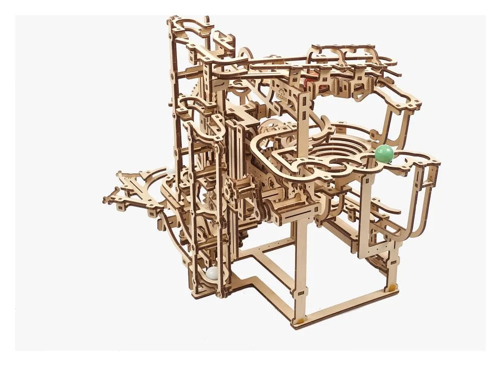 Ugears Wooden Model Kit – Marble Run Stepped Hoist 11