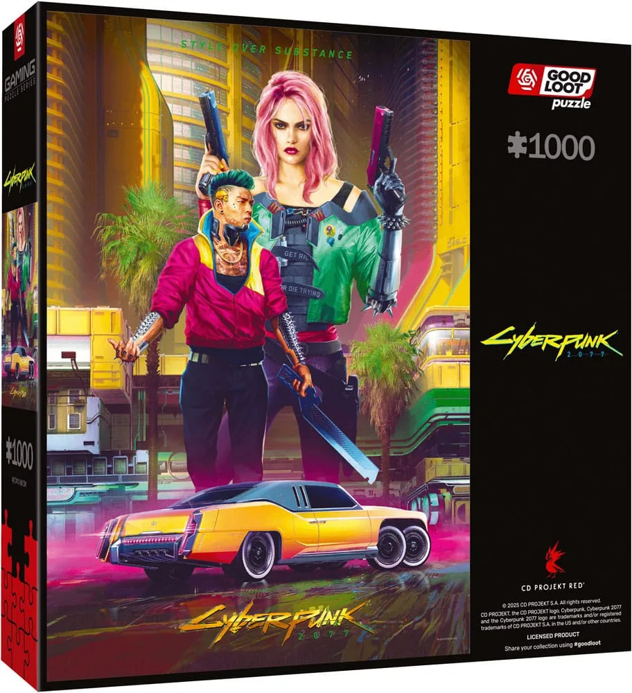 Cyberpunk 2077 Jigsaw Puzzle – Kitsch Style 1000 Pieces 2